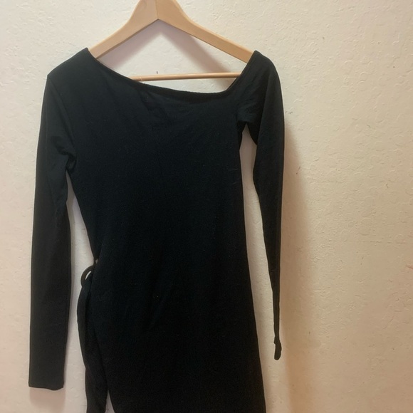 Free People Frankie Black Mini Dress NWT Size XS - Picture 6 of 7